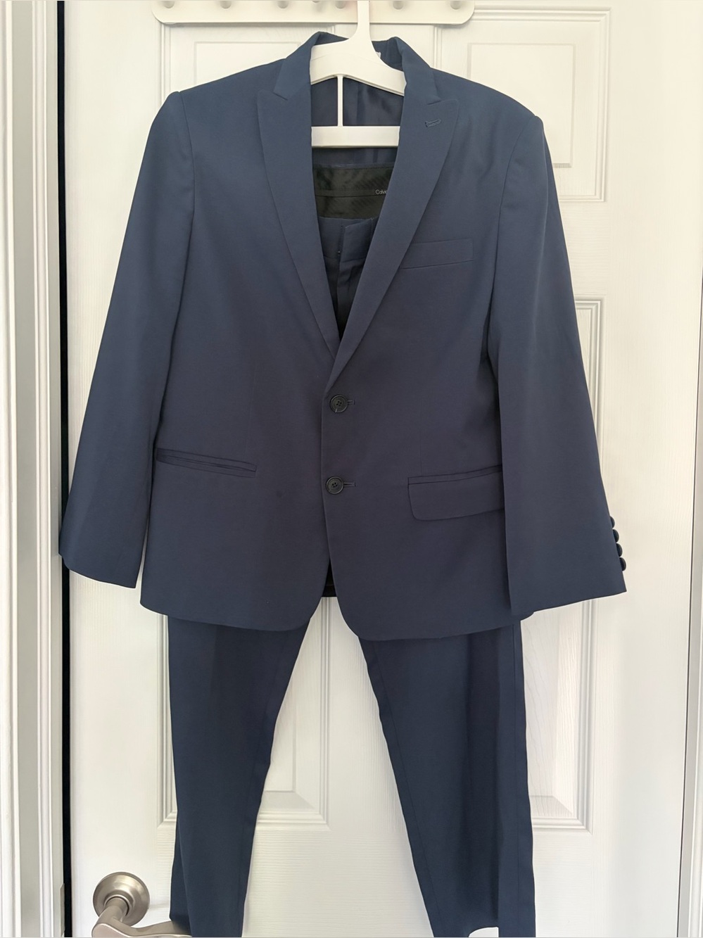 Calvin Klein Kids Navy Two-Piece Suit BOY 10